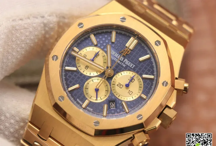 Audemars Piguet Royal Oak Chronograph 26331BA.OO.1220BA.01 OM Factory 1:1 Best Edition Replica Watch Blue Dial
